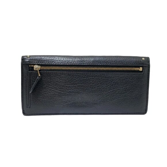 COACH -Black Leather Long Wallet 93-080625 - Picture 2 of 8